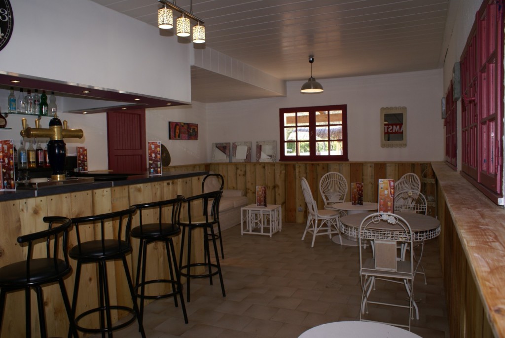 the bar