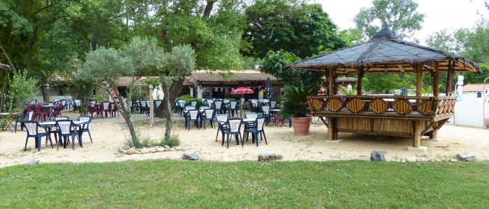 Une des terrasse du restaurant